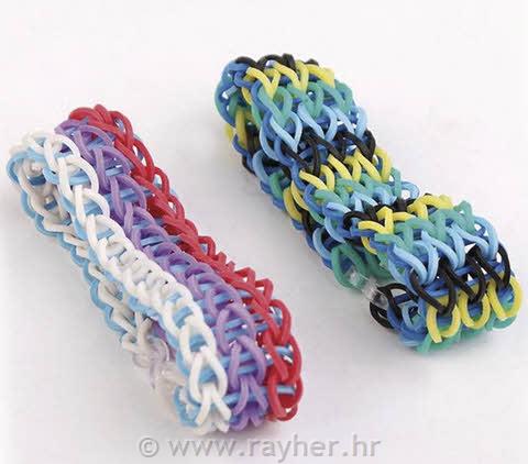 Elastike Loom Bandz Basic, 200 kosov