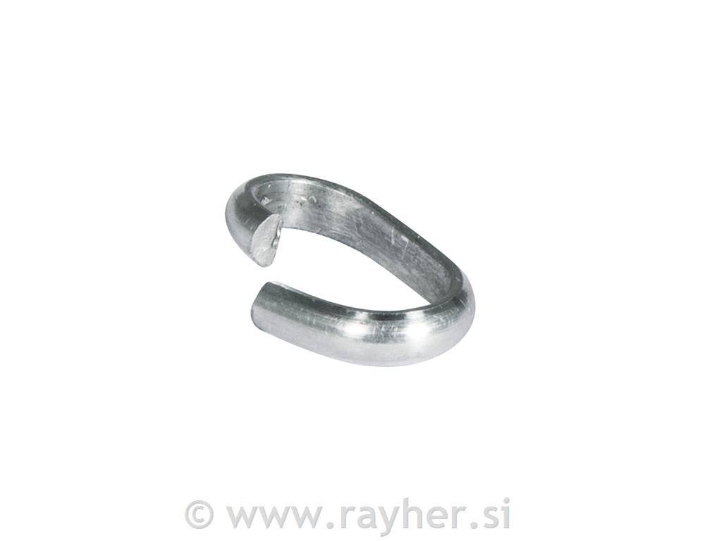 Prsten, platina 12x7x2 mm, 8 kom