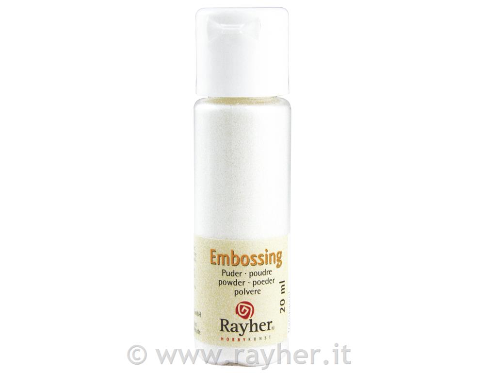 Puder za embossing, kristal, proziran, 20 ml