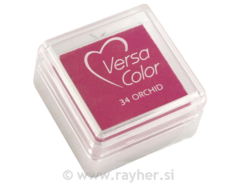 Jastučić za pečat "Versacolor", orhideja, 2,5x2,5 cm