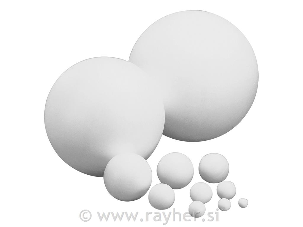 Styrofoam-balls, full, 3 cm o