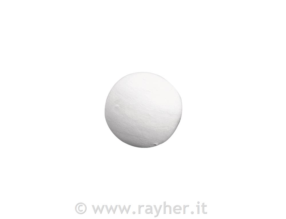 Cotton wool ball, white, 50 mm o, tab-ba