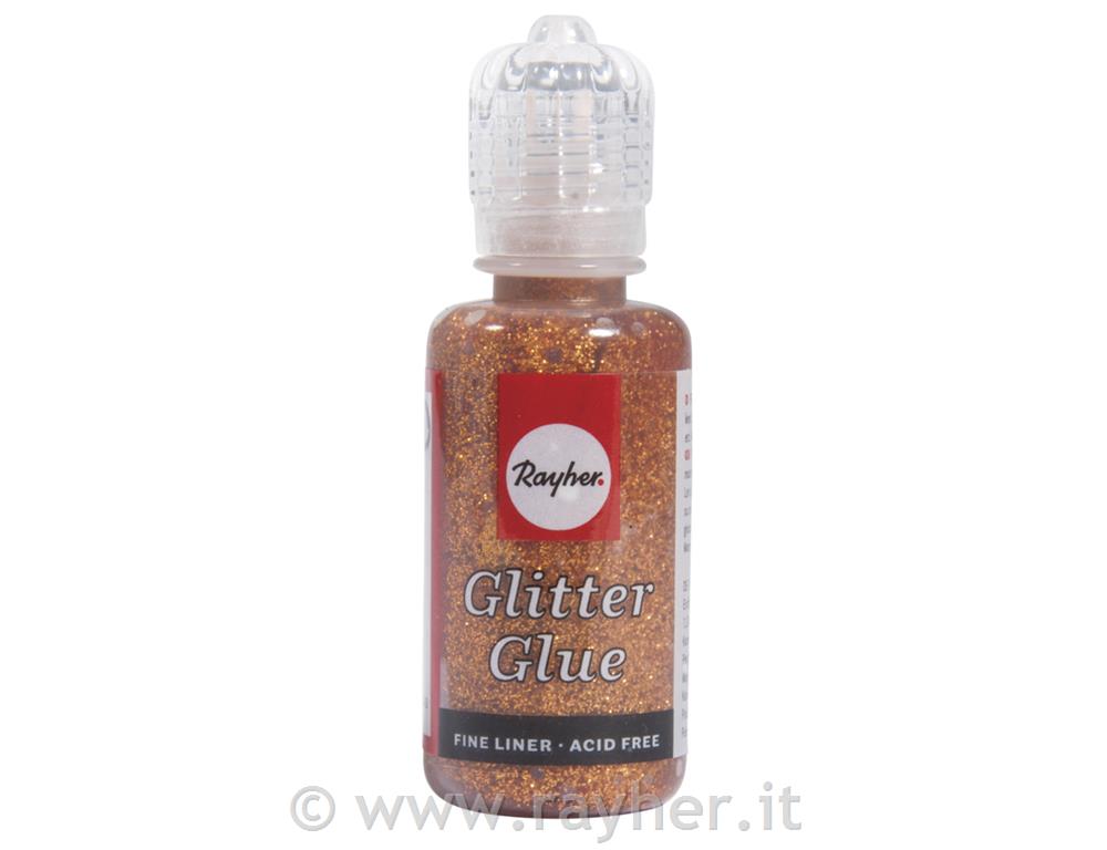 Lepilo z bleščicami metallic, bakrena, 20 ml