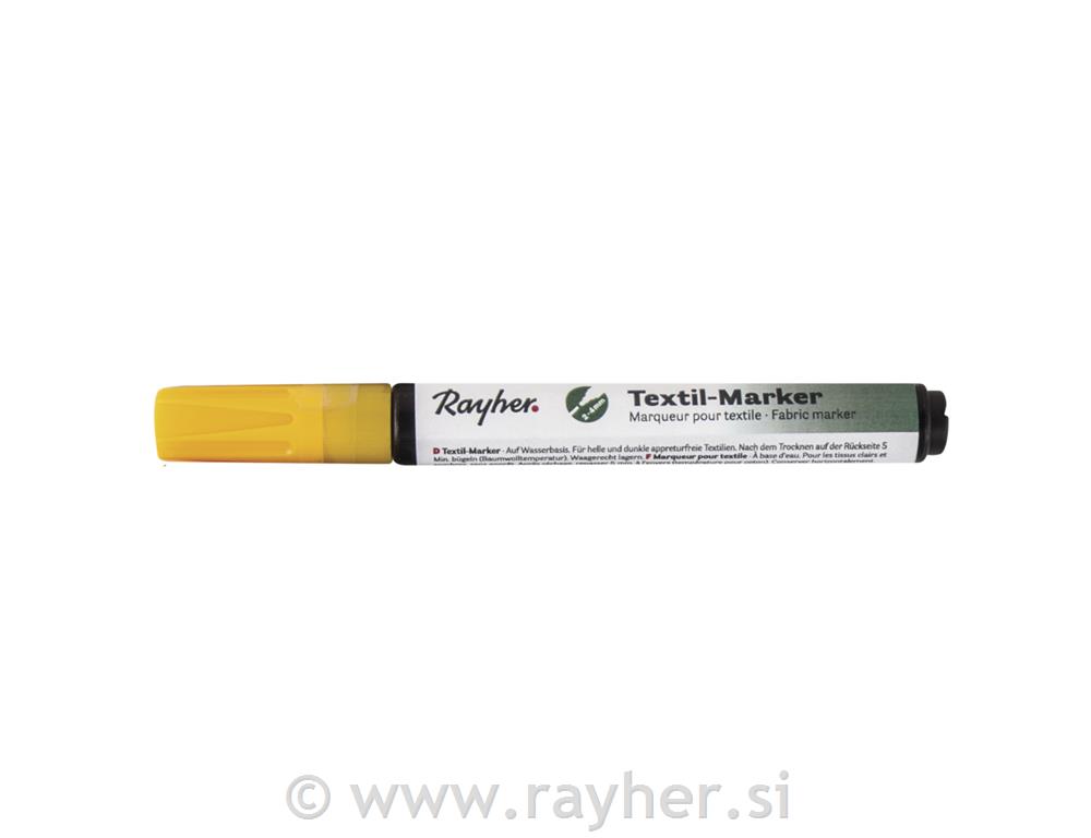 Marker za tekstil, prek., limun