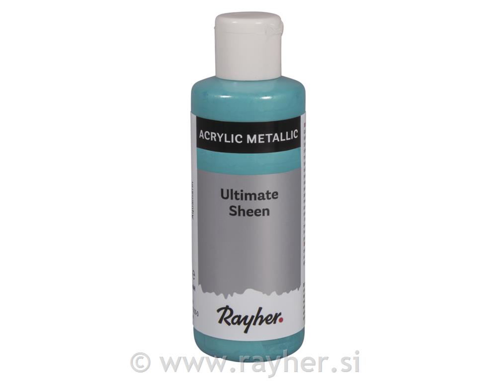 Akrilna boja Ultimate Sheen, akvamarin,metalik, 80 ml