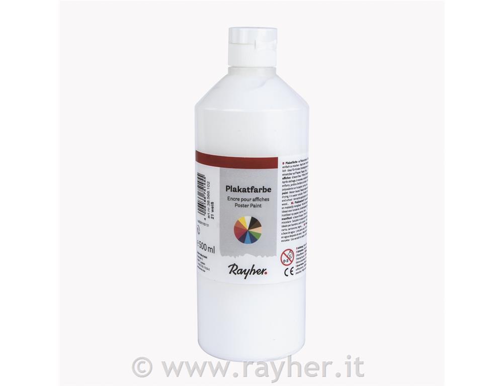 Rayher tempera, bijela, 500 ml