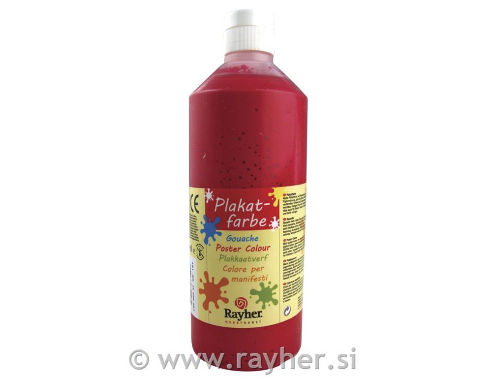 Rayher tempera, crvena, 500 ml