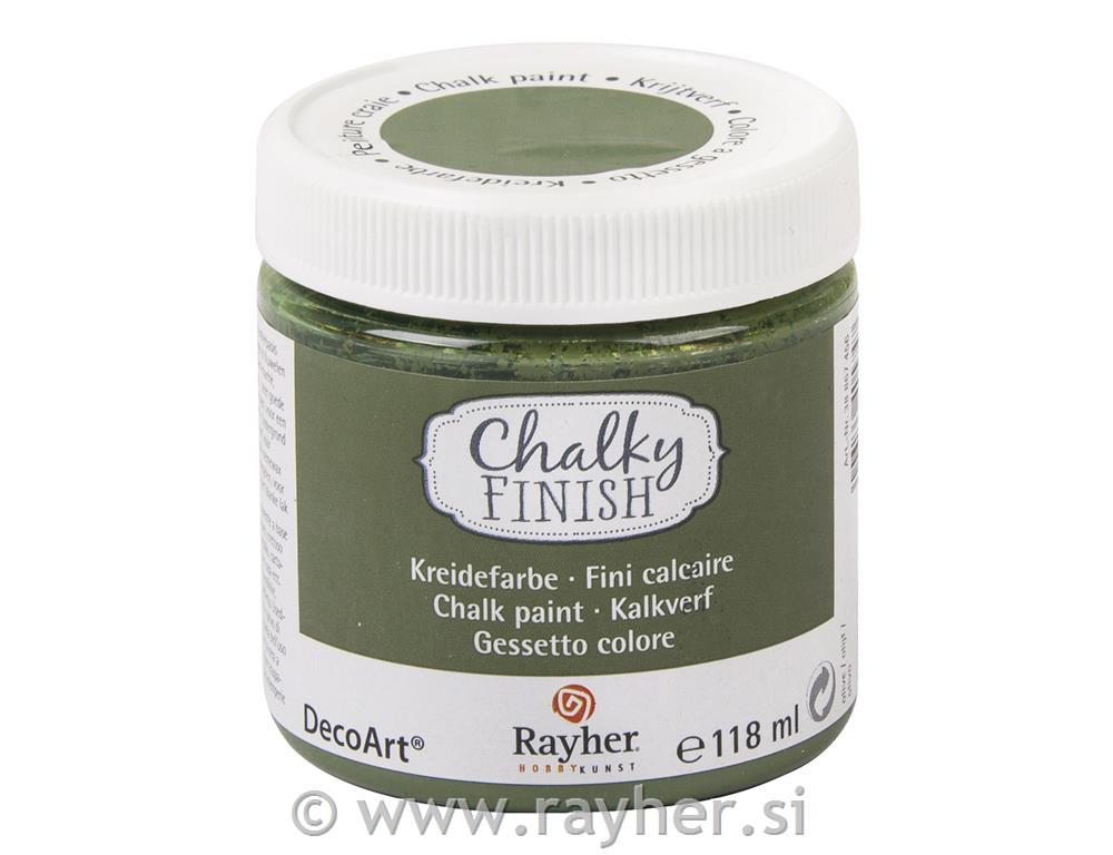 Boja Chalky Finish, maslinasto zelena, 118ml