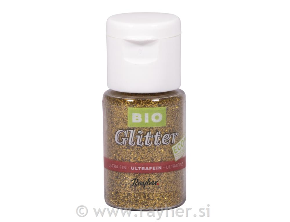 Glitter biorazgradiv, ultra-fine, briljantno zlato