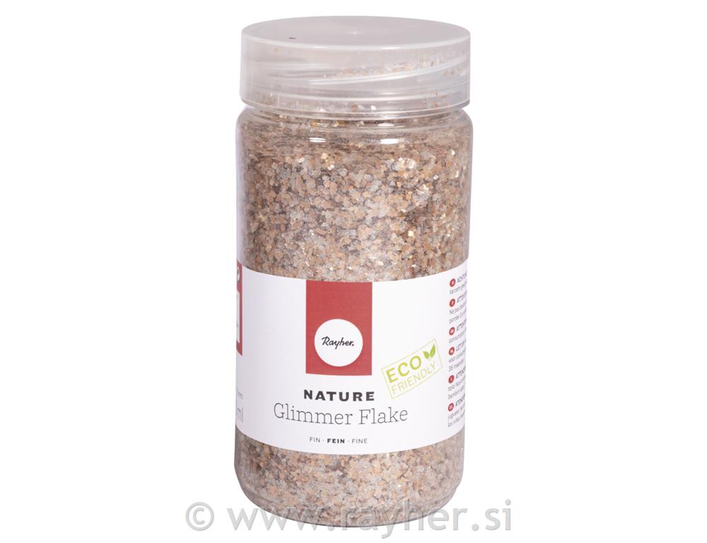 Glitter pahuljice 0,1-3 mm biorazgradiv,370 ml, miks boja