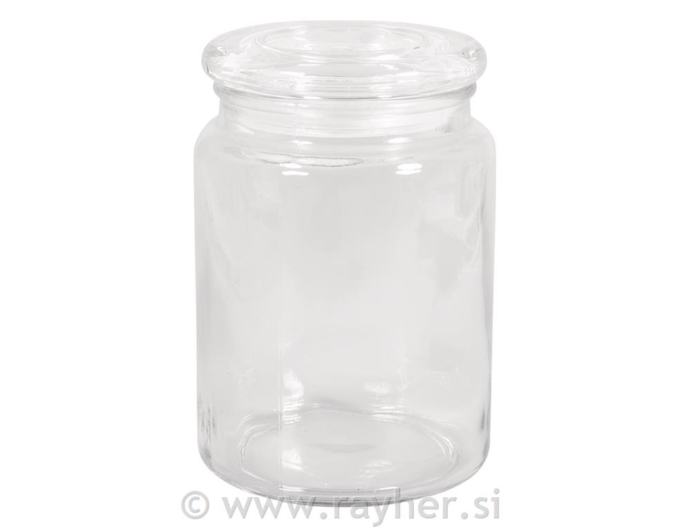 Staklena posuda s poklopcem, 10cm o, 14.5cm, 900ml