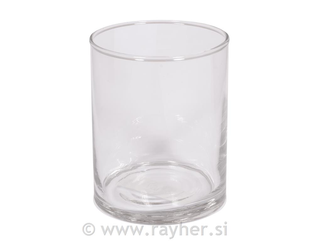 Glass vase 8 cm, h = 10 cm