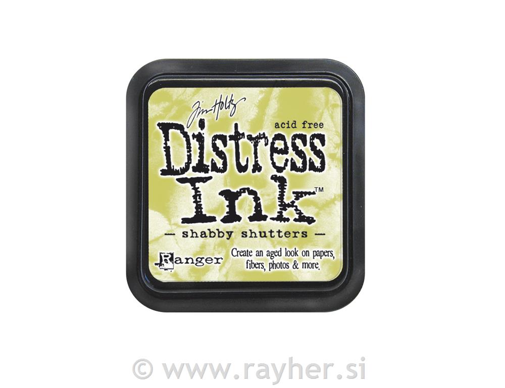 Tinta za pečate Distress Ink, "Shabby Shutters"