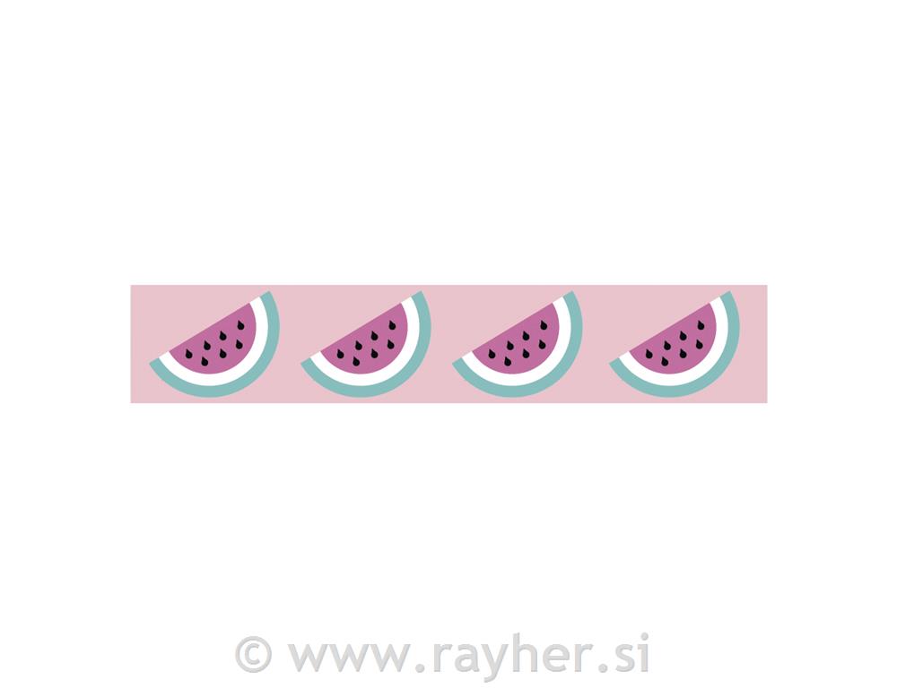 Washi Tape Melon, 15mm, 10m