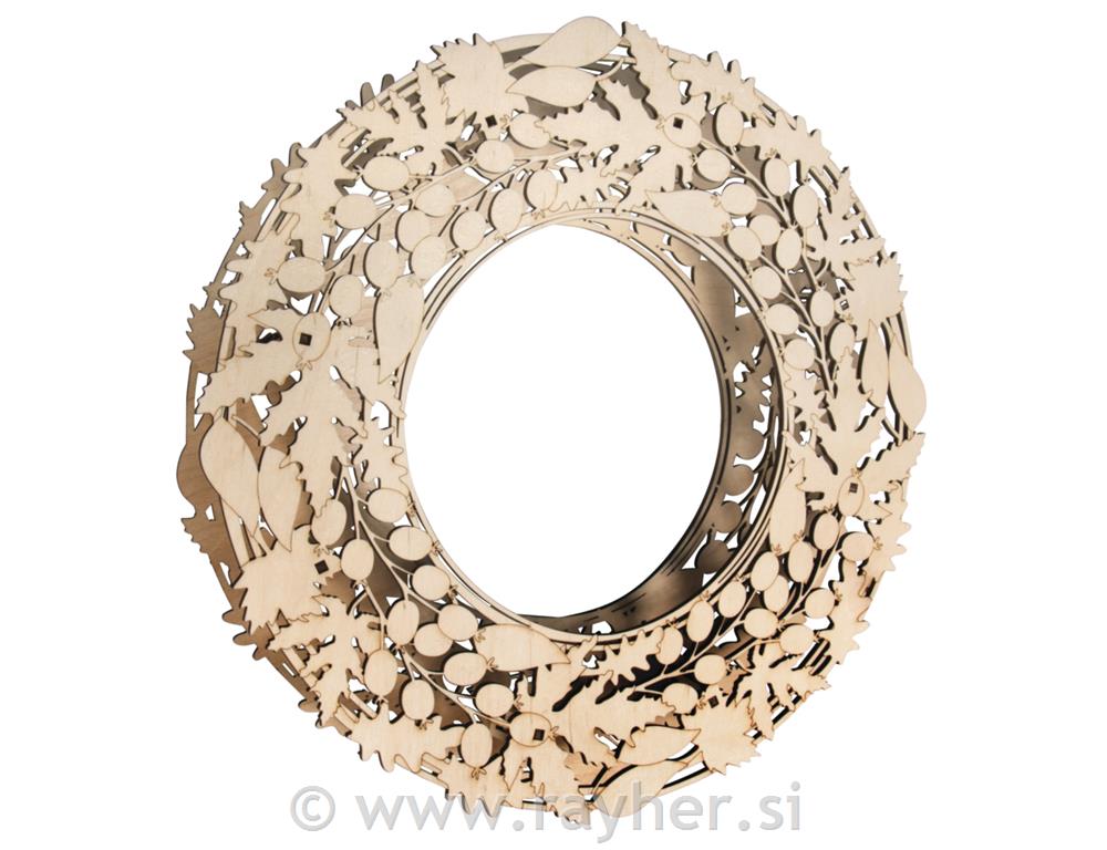 Wood.build.kit Autumn Wreath