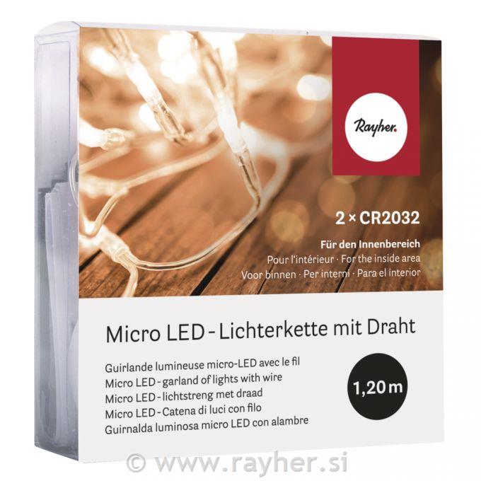 Mikro LED svjetla, 130 cm, 10 svjetala