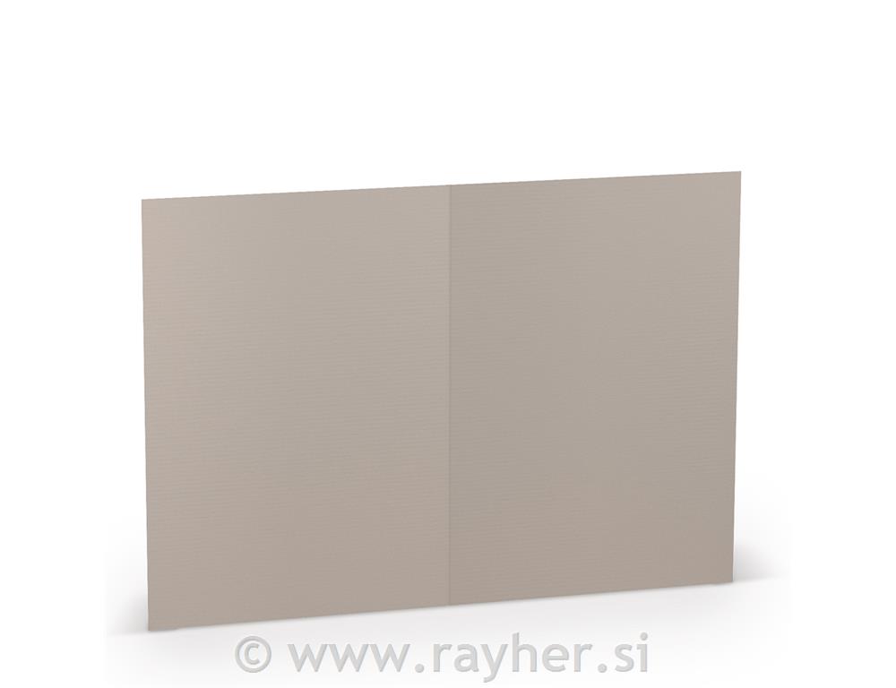 Čestitka B6 120x169mm 220g set 5; taupe