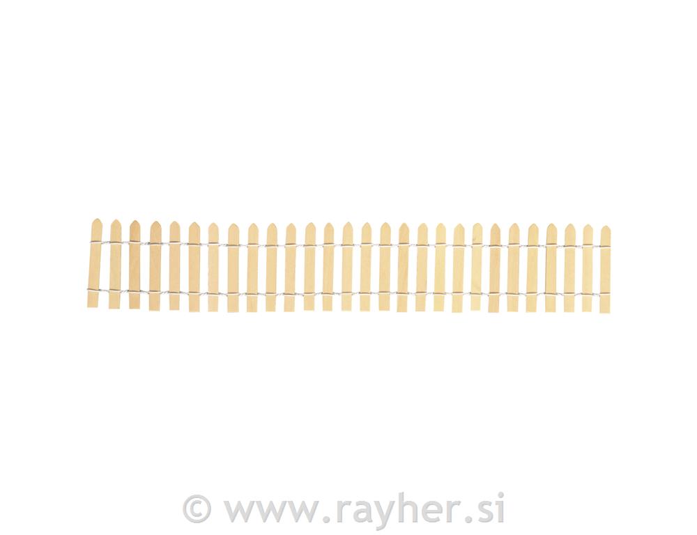 Vrtna ograda, 90x5.5 cm, prirodna