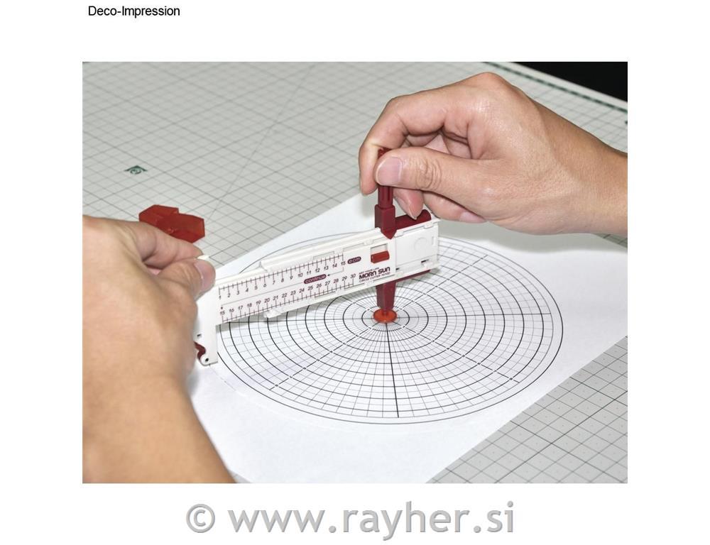 Rezilo "Compass", 1 kom., z 5 nadomestnimi rezili