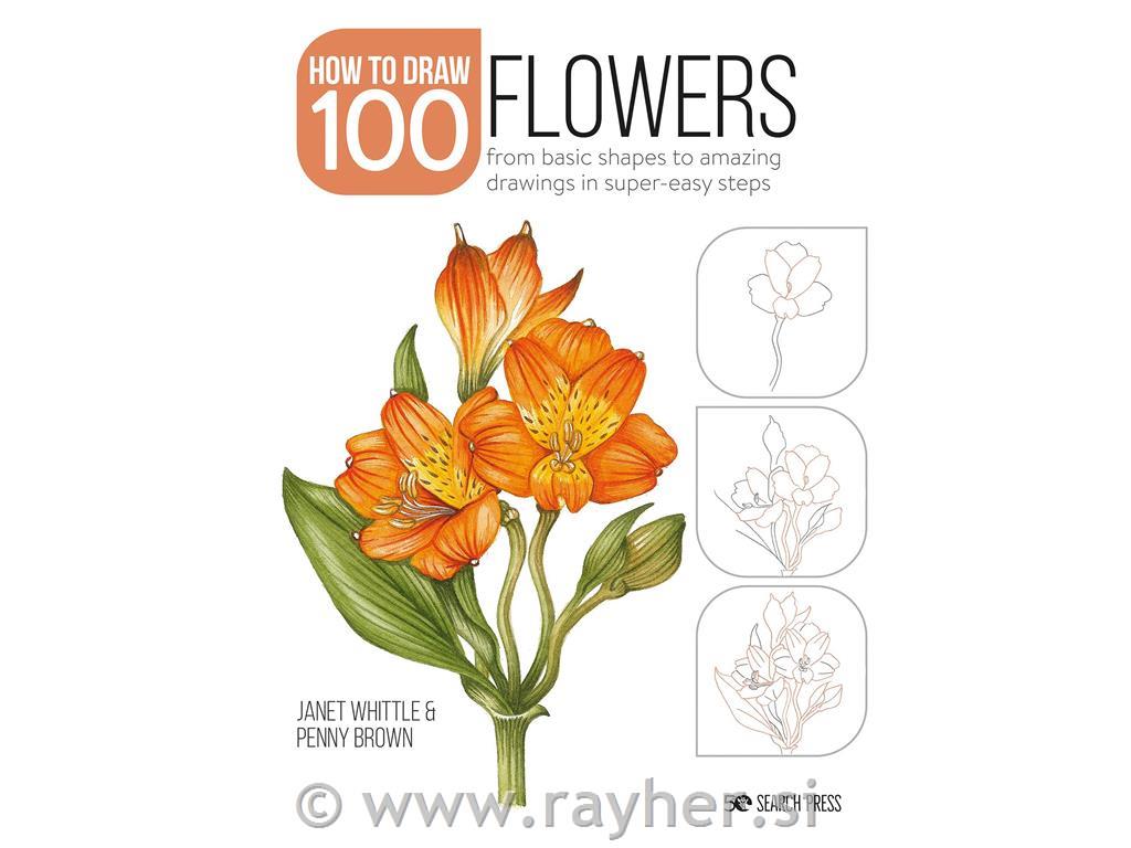 Knjiga Draw 100 Flowers