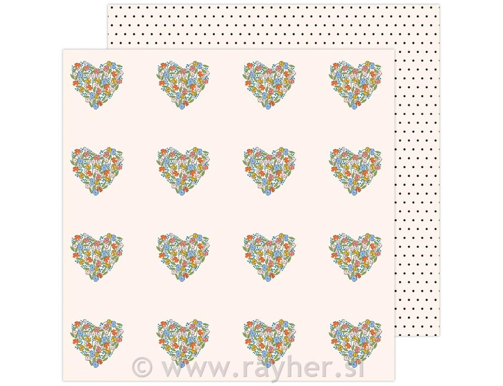 Scrapbooking papir You have my heart30,5x30,5 cm