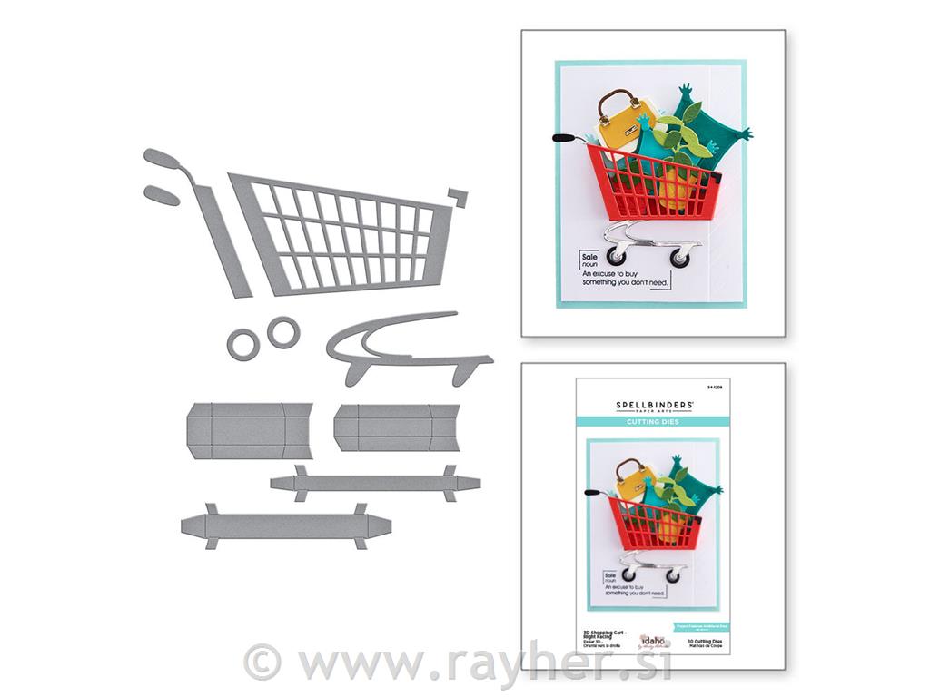 Rezači Spellbinders Shopping Cart, set10