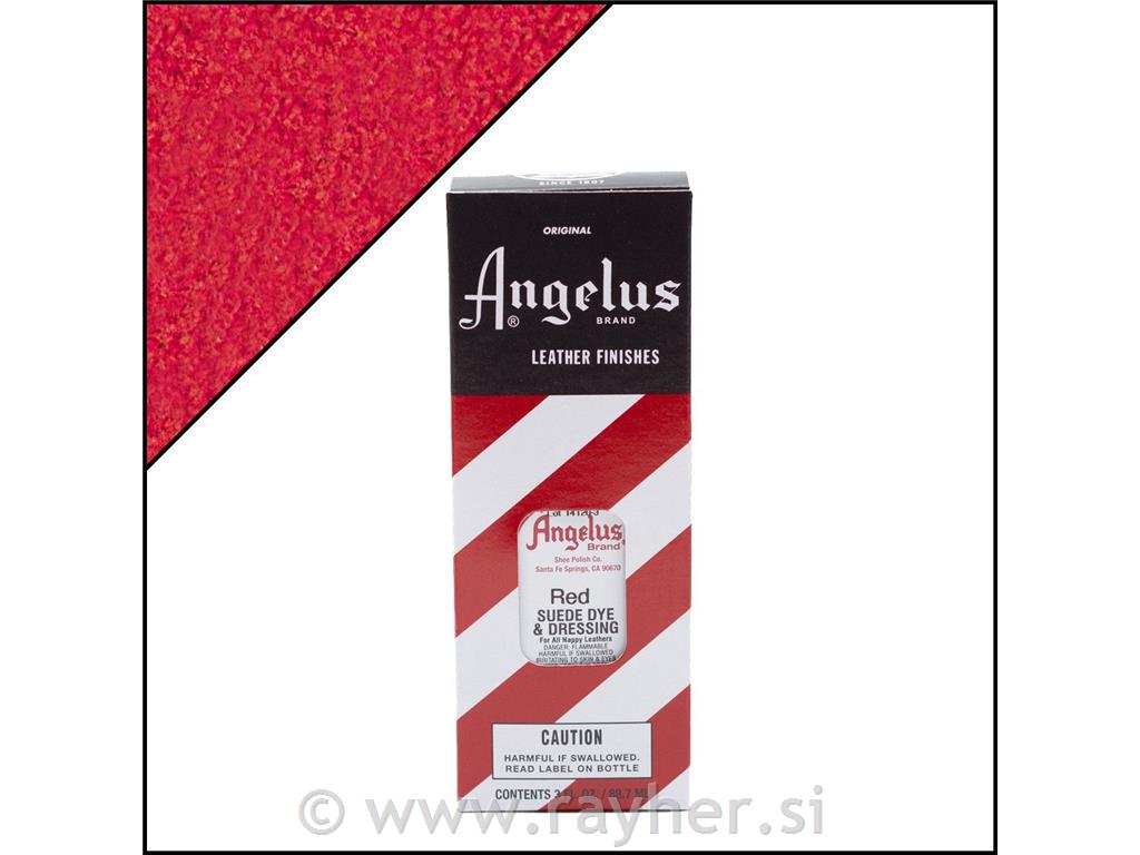 Angelus Suede Dye, crvena, 90ml