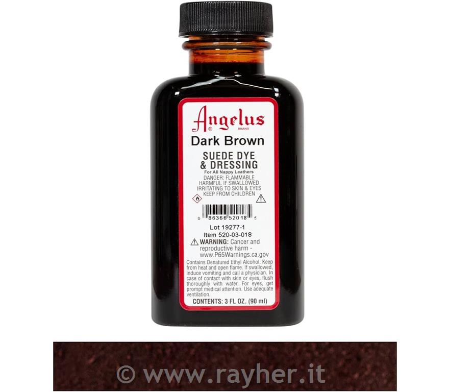 Angelus Suede Dye, tam.smeđa, 90ml