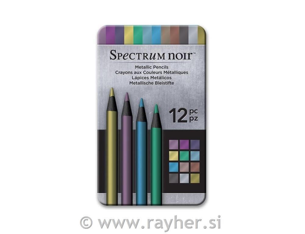 Bojice Spectrum Noir Metallic, set 12