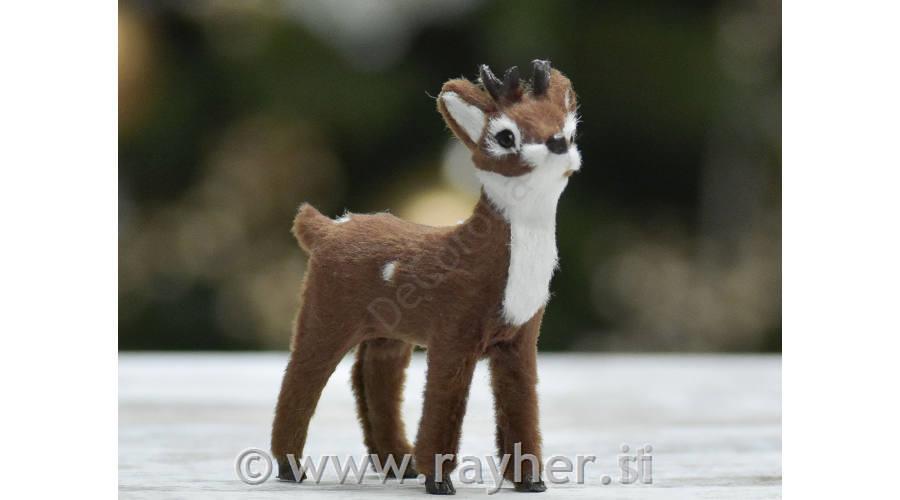 Srnjak bambi, rjav, 9.6cm, premium kvaliteta