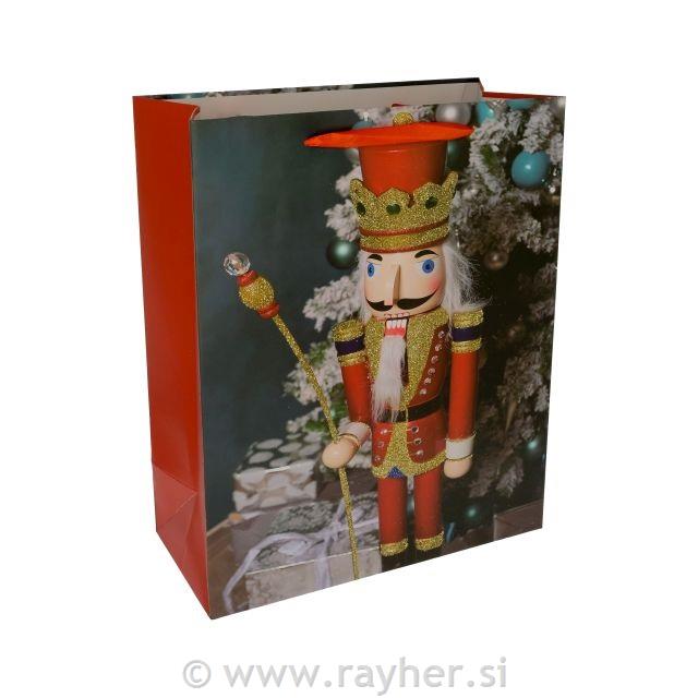 Poklon vrećica, Nutcracker, 31x42x12 cm