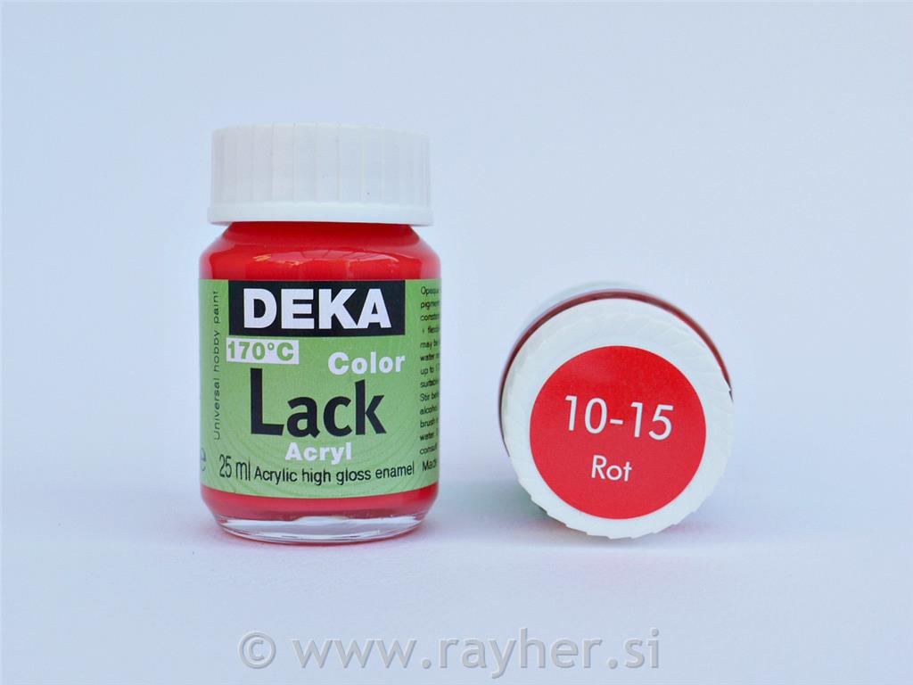 DEKA ColorLack 25 ml crvena