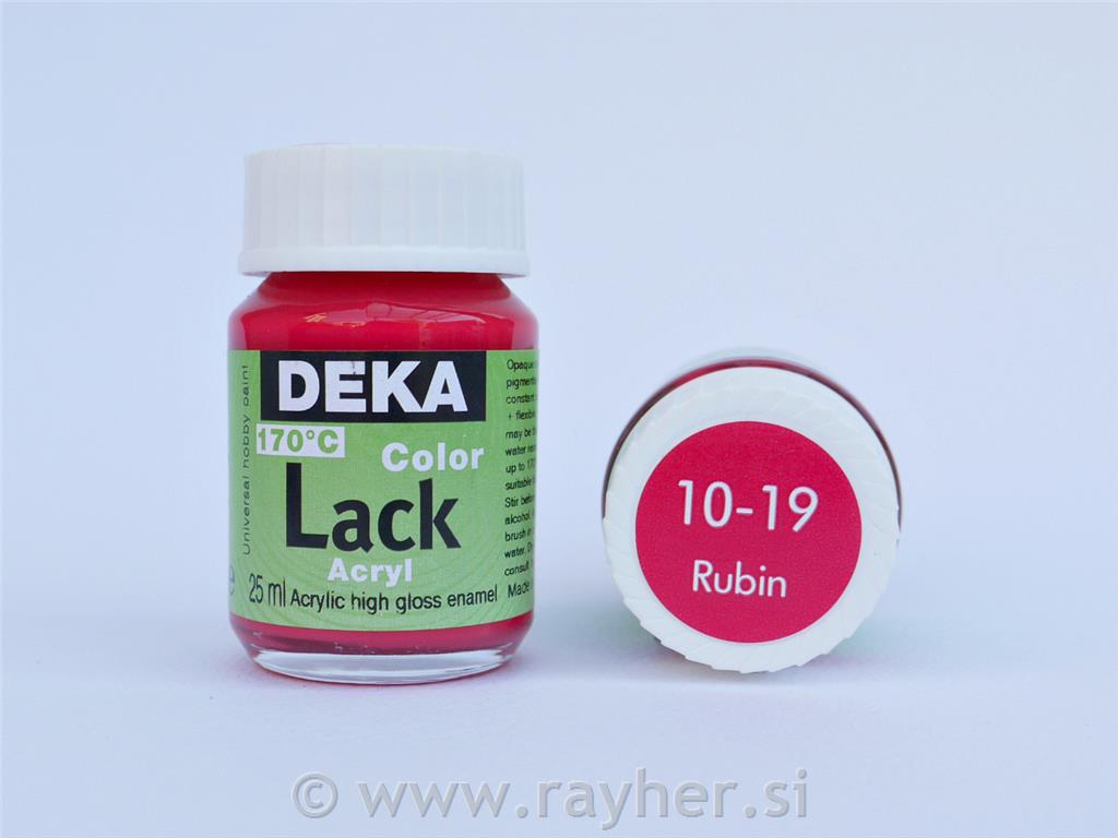 DEKA ColorLack 25 ml rubin crvena