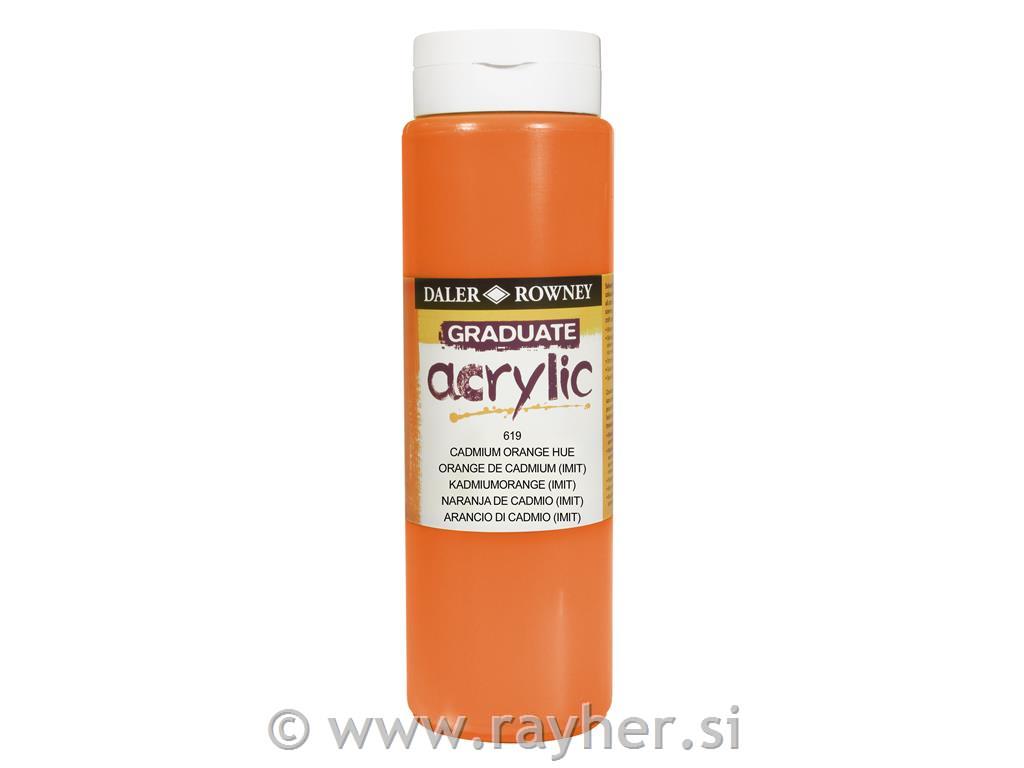 Akrilna boja Graduate 500 ml, Cadmium Or