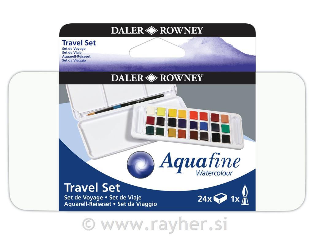 Set akvarel.boja Aquafine Travel set