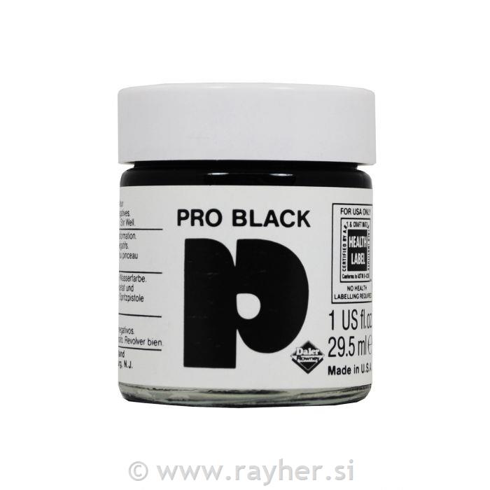 Pro black, akvarel boja, 29.5 ml, crna pokrivna boja