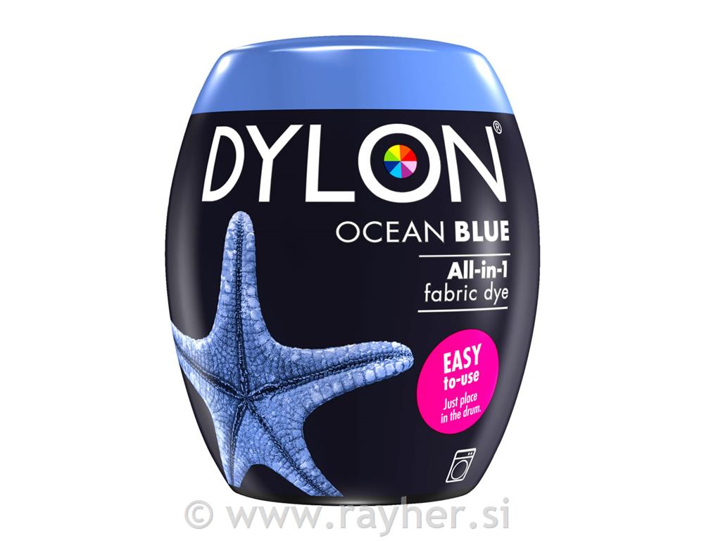 Dylon boja za tekstil, za bojanje u perilici rublja, Ocean Blue