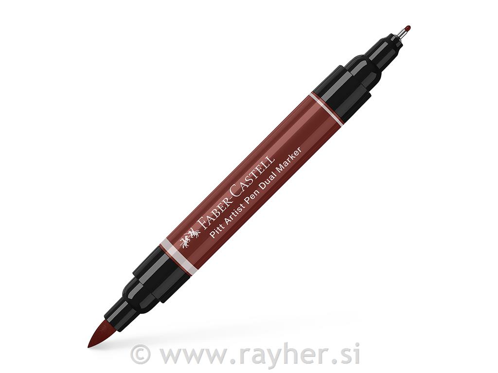 PITT Artists Pen Dual Marker 192; India Red