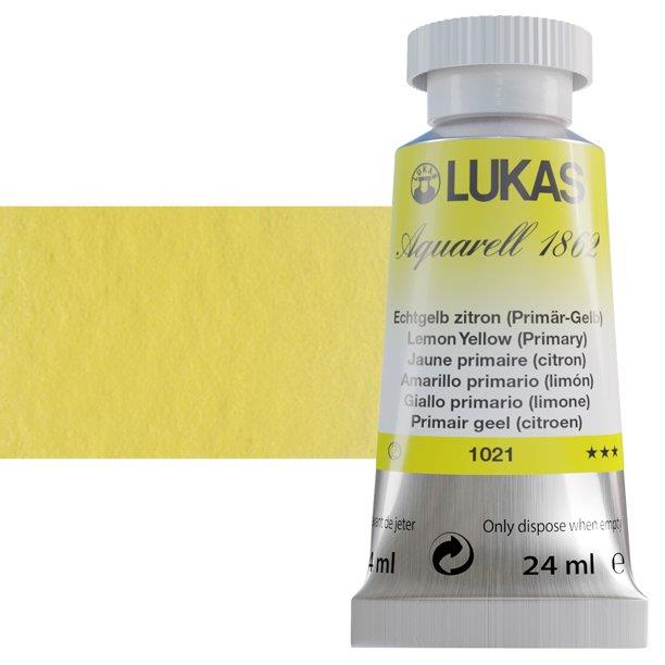 Lukas 1862 PRO akvarel boja 24 mlLemon Yellow (Primary)