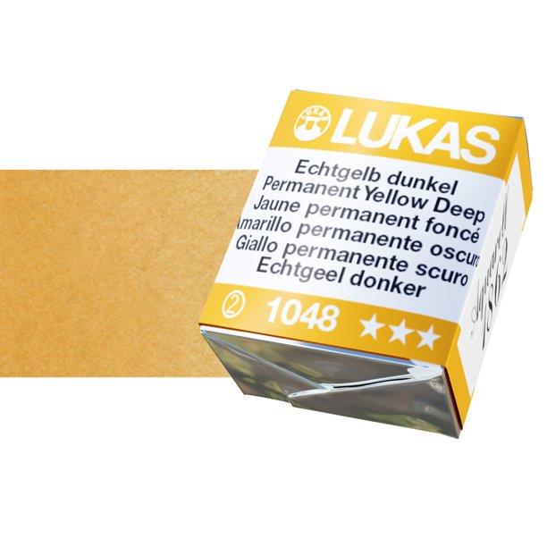 Lukas 1862 PRO akvarel boja u kockiPermanent Yellow Deep