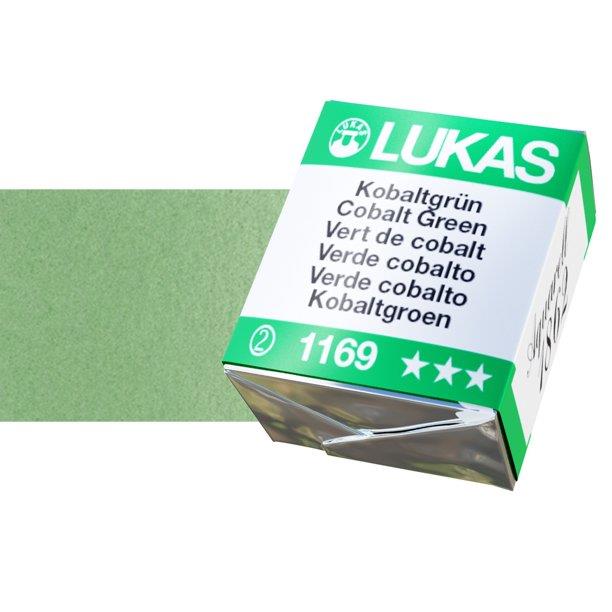 Lukas 1862 PRO akvarel boja u kockiCobalt Green