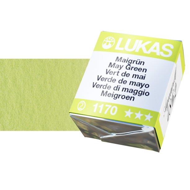 Lukas 1862 PRO akvarel boja u kockiMay Green