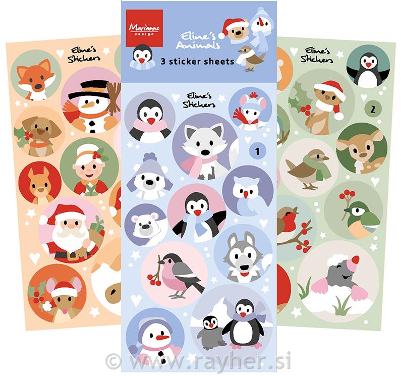 Stickers Christmas and winter