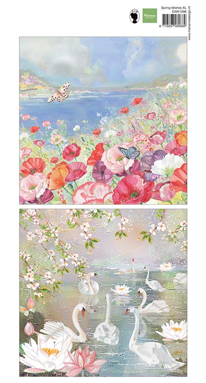 Decoupage slike: Spring Wishes