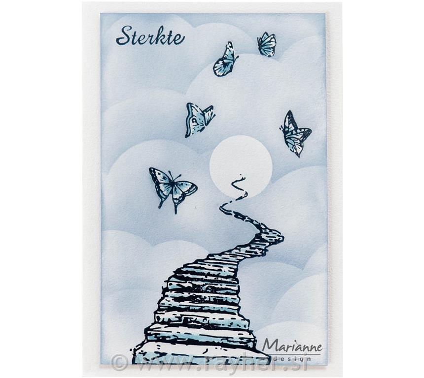 Stamp & die set: Stairway to heaven