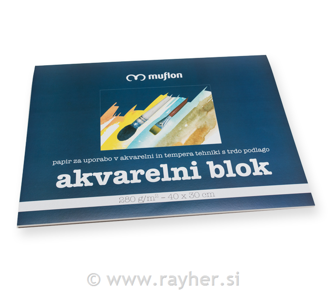 Akvarel blok K2, 48X36 cm, 280 g, 10 kom