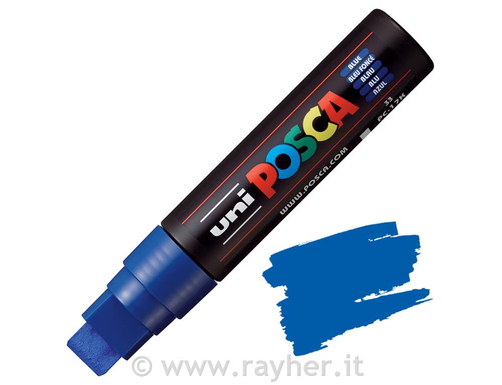 Uni POSCA marker; vrh 15 mm ravan;blue