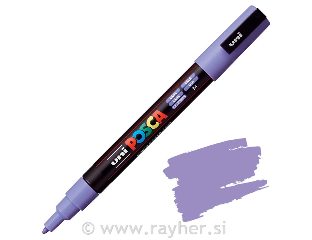 Uni POSCA marker; vrh 0,9-1,3 mm;sv.violet