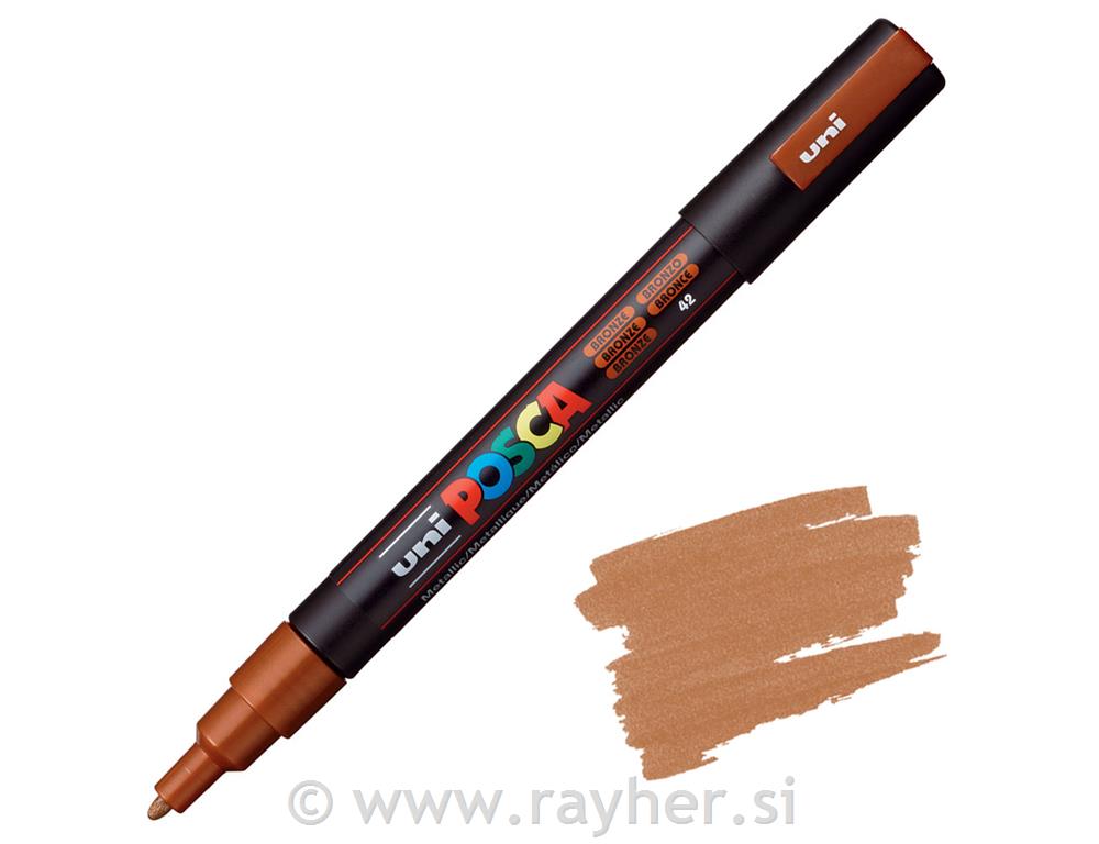 Uni POSCA marker; vrh 0,9-1,3 mm;bronze