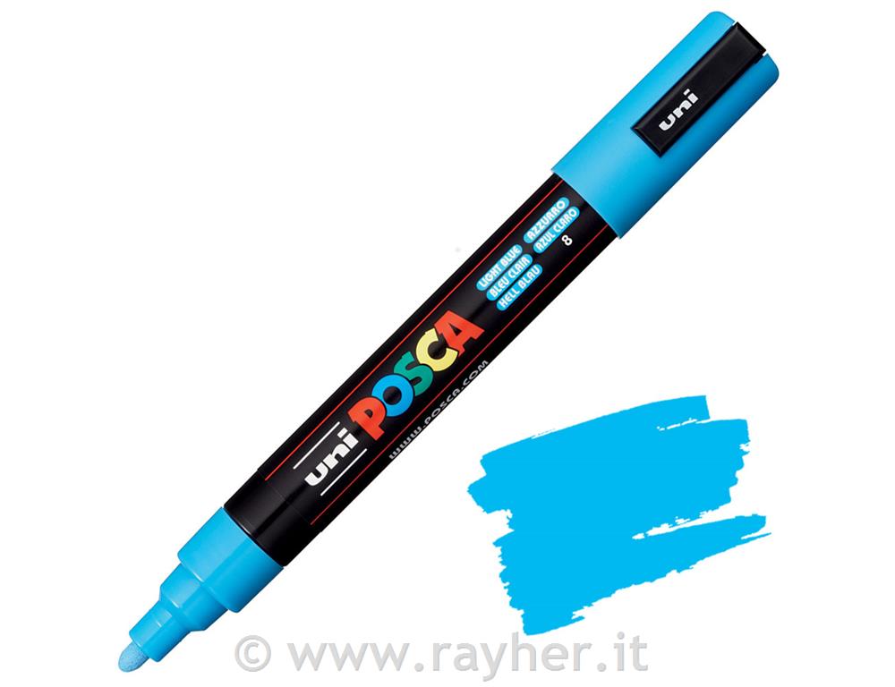 Uni POSCA marker; vrh 1,8-2,5 mm;light blue